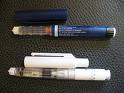 An insulin pen can be used to inject insulin to treat diabetes. An insulin pen can be used to inject insulin to treat diabetes.
