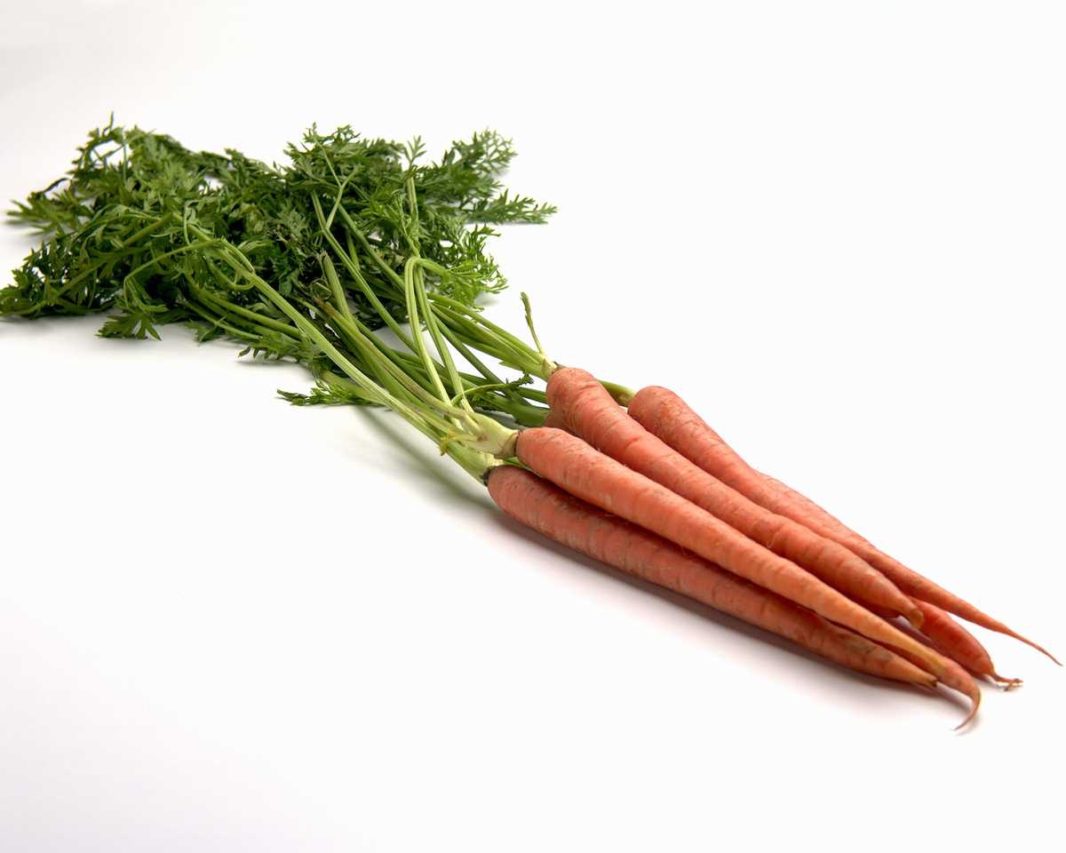 whole carrots - recommended servings of vegetables