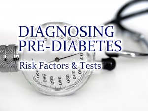 Genes and lifestyle play a strong role in who is at risk for pre-diabetes.