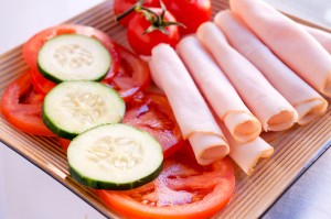 Eat small portions of lean meats.